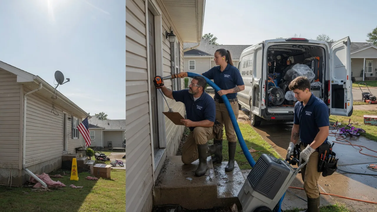 Ceiling Water Damage Restoration in Gray, PA near me